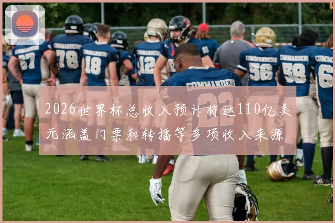 2026世界杯总收入预计将达110亿美元涵盖门票和转播等多项收入来源
